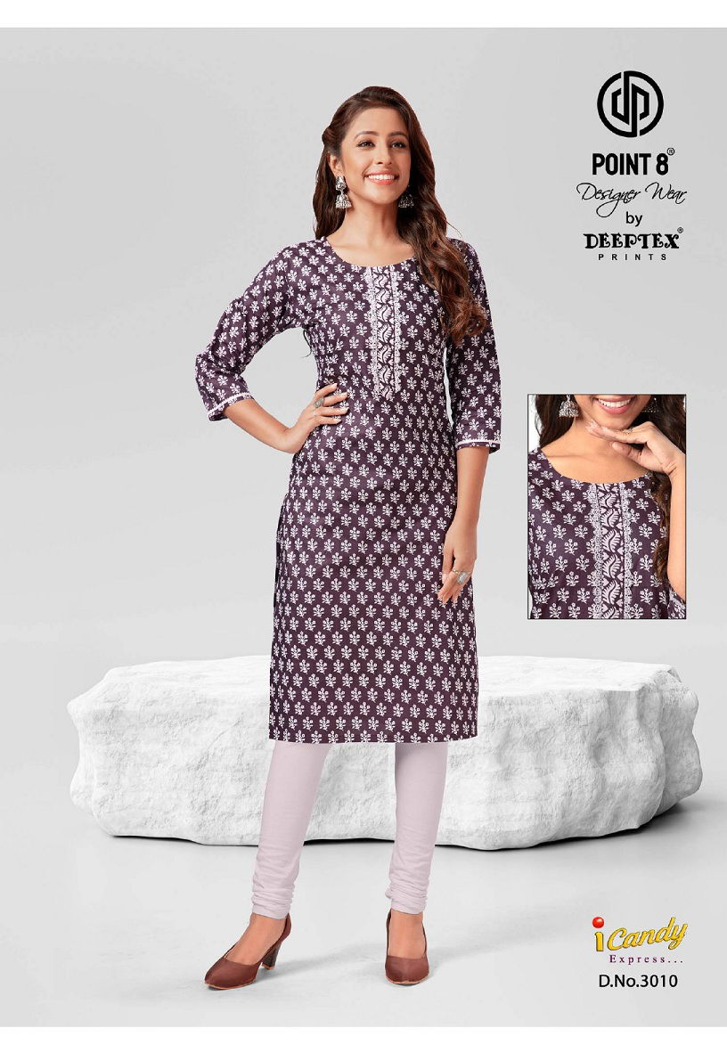 Deeptex I Candy Express 3 Wholesale Cotton Printed Kurtis
